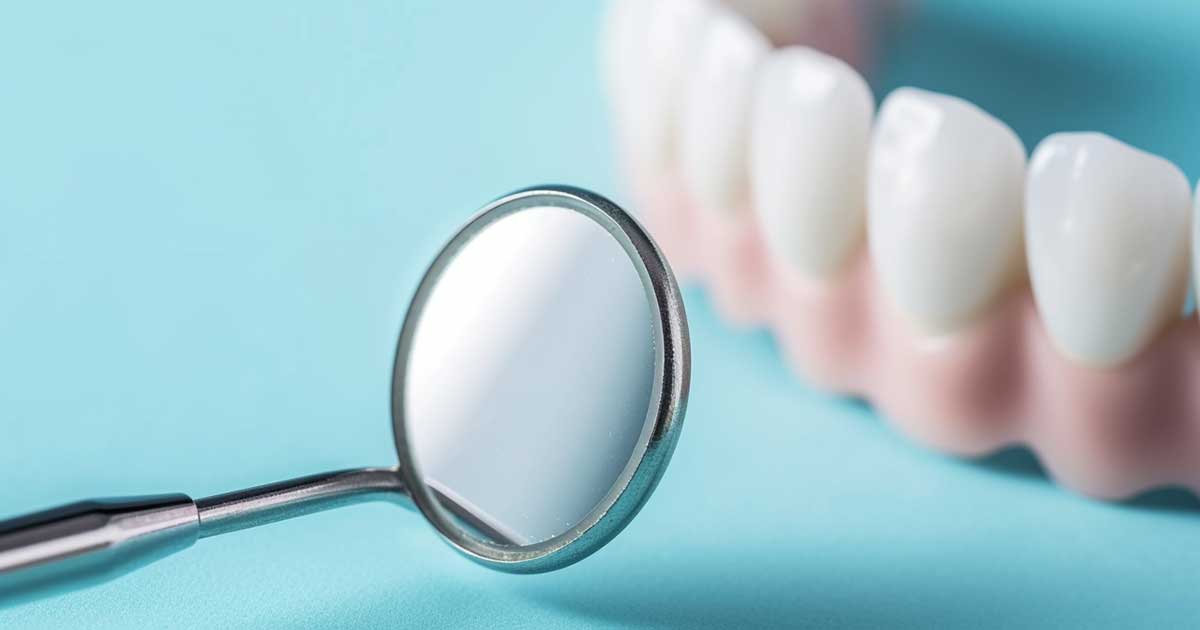 Abstract picture of teeth and dental care