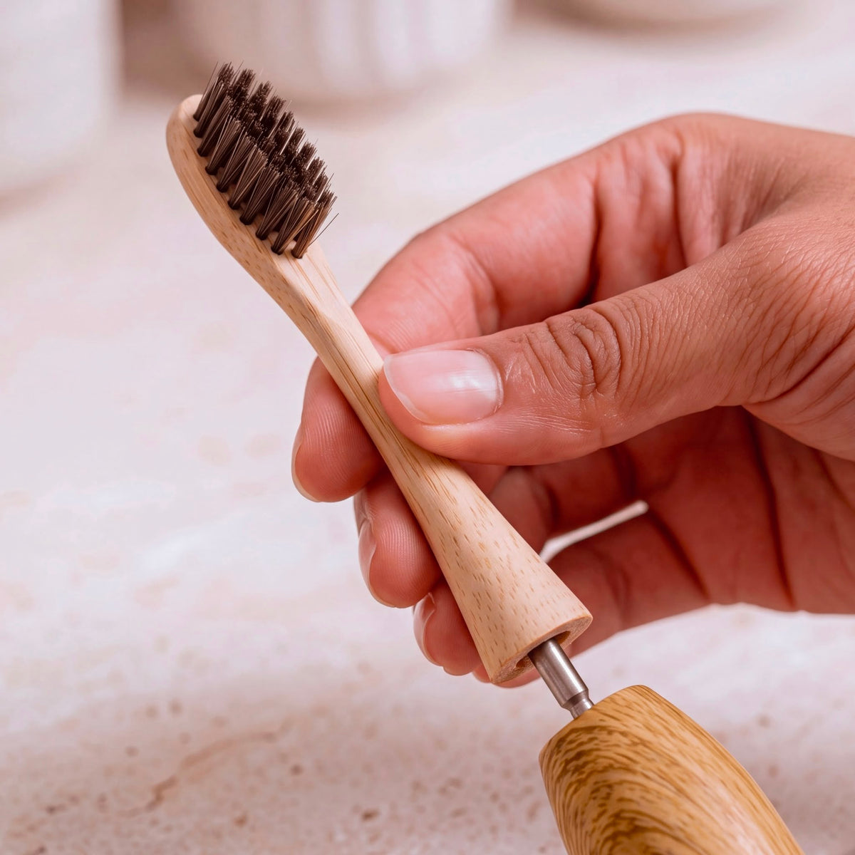 Zen Toothbrush Bamboo Heads (3 units - Horse Hair Bristles)