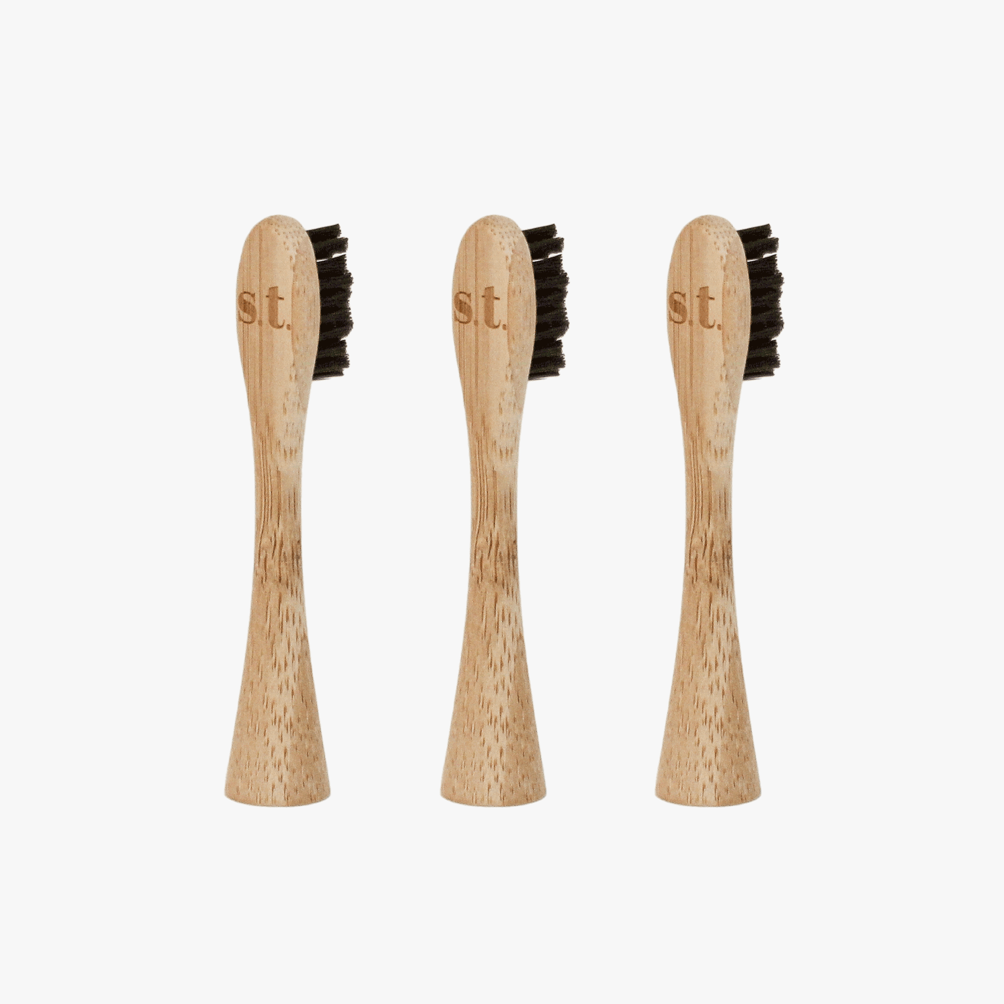Junior Toothbrush Bamboo Heads (3 units)