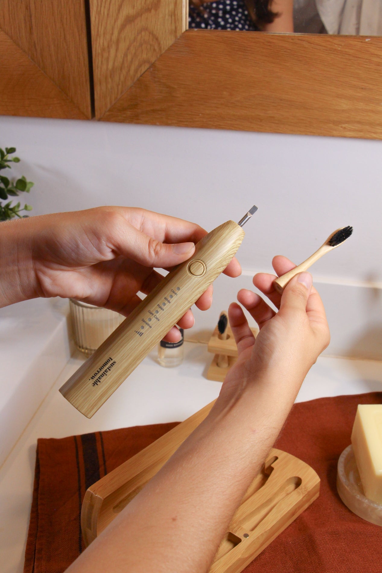Zen Bamboo Electric Toothbrush VS Suri