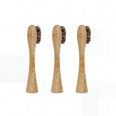 Zen Toothbrush Bamboo Heads (3 units - Horse Hair Bristles)