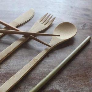 Bamboo Cutlery Set - Sustainable Tomorrow